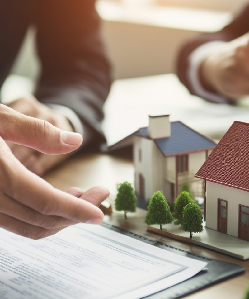 Acuerdo entre dos personas sobre el contrato de compraventa de una vivienda